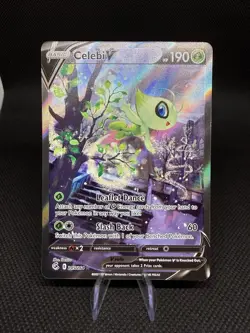 Celebi v 245/264 SWSH08 Fusion Strike Alternate Full Art 2021 Pokemon TCG - Image 1