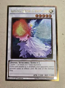 Armades, Keeper of Boundaries Gold Rare 1st Edition PGL2-EN043 LP Yugioh - Image 1