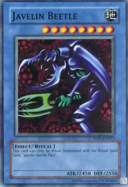 Yu-Gi-Oh! Javelin Beetle Unlimited PP01-EN013 Super Rare NM/LP x1 - Image 1