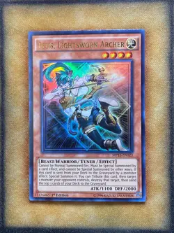 Yugioh Felis, Lightsworn Archer MP15-EN123 Ultra Rare 1st Ed NM - Image 1