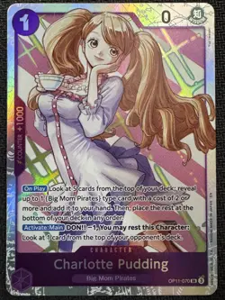 Charlotte Pudding | OP11-070 NM | SR | One Piece TCG - Image 1