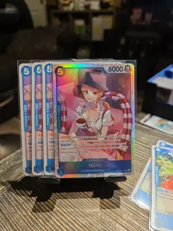 One Piece CCG Nami OP11-054 PLAYSET X4 NM-Mint English - Image 1
