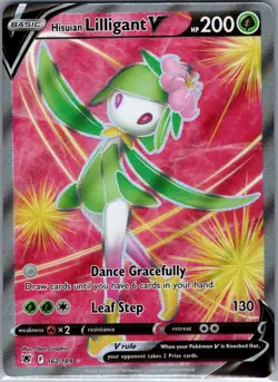 Hisuian Lilligant V 162/189 SWSH10: Astral Radiance - Pokemon Card - NM - Image 1