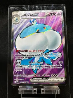 Jellicent ex 160/086 Holo Shiny Pokemon TCG Card White Flare 2025 NEAR MINT - Image 1