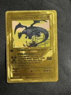 Pokemon Charizard foil gold cards lot of 3 cards - Image 1
