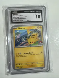 Pikachu 190 Sv: Scarlet & Violet Promo Card World Championship - Image 1