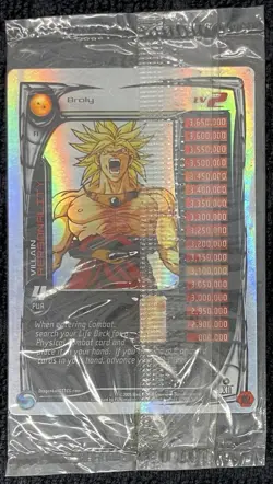 Broly Lv2 Hi-Tech Foil Promo #F1 Limited Dragon Ball Z/GT (Score) DBZ UR Card - Image 1
