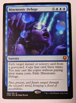 Mnemonic Deluge MTG, Commander Legends, Mythic Rare,.Regular, LP - Image 1
