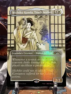 MTG | Michiko Konda, Truth Seeker [Secret Lair]✨FOIL✨ - Image 1