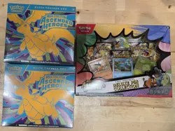 2 Ascended Heroes Etbs And deluxe pin collection . Sealed Pokemon Lot. - Image 1