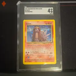 Pokemon TCG Entei Neo Revelation 06/64 Holo Rare SGC 4 Basic Volcano 2001 - Image 1