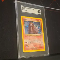 Pokemon TCG Entei Neo Revelation 06/64 Holo Rare SGC 4 Basic Volcano 2001 - Image 2