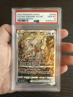 Hisuian Zoroark VSTAR GG56/GG70 FA 2023 Pokemon Crown Zenith PSA 10 Gem Mint - Image 3
