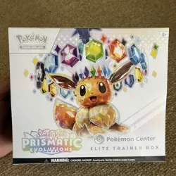Pokemon TCG Prismatic Evolutions Pokemon Center ETB Sealed Box - Image 1