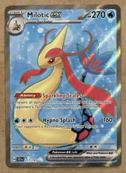 Milotic Ex Holo Surging Sparks Ultra Rare 217/191 Pokemon TCG - Image 1