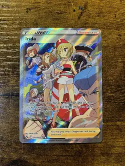 Irida GG63/GG70 Pokemon TCG Crown Zenith Ultra Rare Galarian Gallery Full Art NM - Image 1