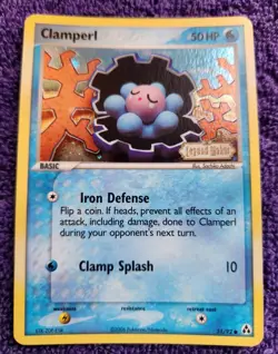 Clamperl 51/92 Legend Maker Stamped Reverse Holo Pokemon *NICE* - Image 1