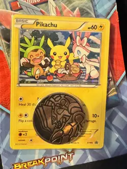 NEW SEALED Pokemon XY Breakpoint Blisters Pikachu XY95 Promo 2016 Checklane MNT! - Image 2
