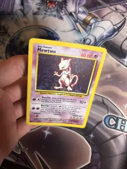 (HPL) Pokemon TCG 1999 - Mewtwo 10/102 Base Set Holo Rare LP - Image 4