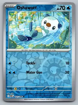 Pokemon TCG SV: White Flare Oshawott 021/086 Reverse Holo - Image 1