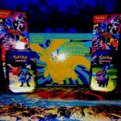1 Pokemon Ascended Heroes box , 4 Destined Rivals booster boxes, and 2 mini tins - Image 1