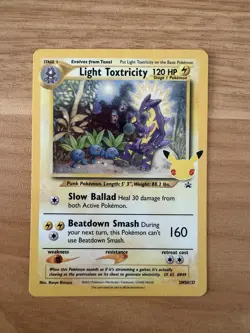 Pokemon Light Toxtricity SWSH137 Celebrations Promo Near Mint NM - Image 1