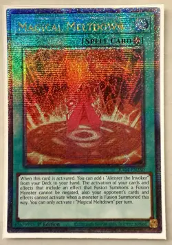 Magical Meltdown 1st Edition Quarter Century Secret Rare RA04-EN280 Yu-Gi-Oh! - Image 1