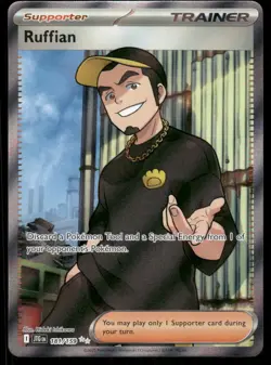 Pokemon Cards Ruffian 181/159 Journey Together Ultra Rare NM - Image 1