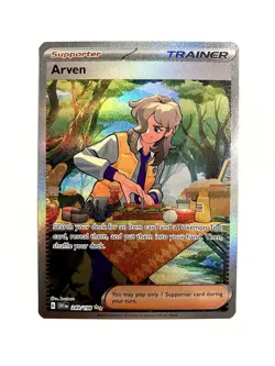 Arven 249/198 Scarlet & Violet Base Set SIR Pokemon TCG Card NM - Image 1