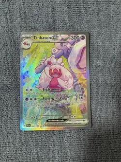 Pokemon TCG Tinkaton EX Scarlet & Violet Paldea Evolved Card 262/193 IR Card - Image 1