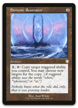 Strionic Resonator (Retro Frame) #165 (NM) Brothers' War BRC Magic MTG - Image 1