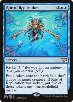 Rite of Replication #122 (HP) Commander 2014 C14 Magic MTG - Image 1