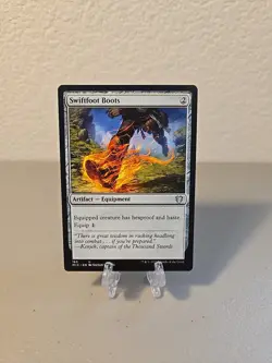 MTG Swiftfoot Boots NM Commander Innistrad Midnight Hunt - Image 1