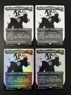 MTG- Vraan, Executioner Thane x4 - All Will Be One - Showcase (2 are FOIL) - Image 1