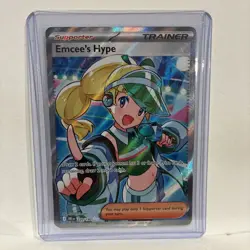Emcee's Hype Pokemon Destined Rivals 220/182 Near Mint - Image 1