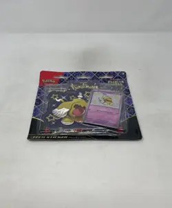 Pokemon TCG Paldean Fates Greavard 3-Pack Tech Sticker Collection - Image 3