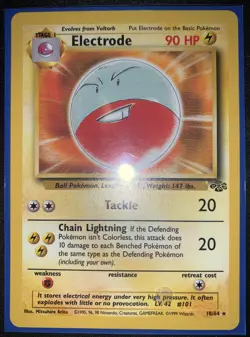 Electrode - Rare pokemon card - nonholo - 18/64 - Jungle - very good condition - Image 3