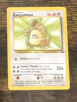 Kangaskhan 21/64 - 1999 Jungle Set - Non-holo Rare NM Near Mint - Pokemon TCG - Image 5