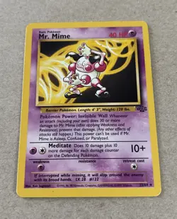 Pokemon TCG Mr. Mime 22/64 Jungle Non-Holo Rare - Image 2