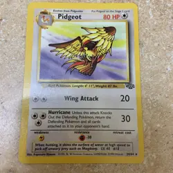 Pokemon TCG Pidgeot Jungle Card 24/64 Unlimited Non-Holo Rare NM-LP+ - Image 1