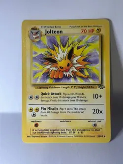 1999 Pokemon Jungle Jolteon 20/64 - Rare Non-Holo - NM/Mint - WOTC Vintage - Image 1