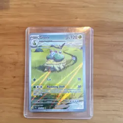 Pokemon Grotle 164/162 SV05 Temporal Forces Holo Illustration Rare 120 HP Cut - Image 1