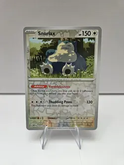 Snorlax 143/165 Pokemon TCG S&V 151 Reverse Holo Uncommon NM - Image 1