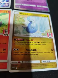 Pokemon KFC Pikachu Promo Limited Set Indonesia 2020 Moderately Played - LP - Image 4