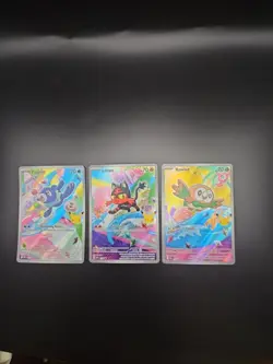 Pokemon First Partner Illustration Collection Series 1| Alolan GEN 7 Starters - Image 1