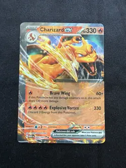 (MISCUT) 2023 Pokemon TCG Charizard ex 006/165 SV151 (MEW) ERROR - Image 1
