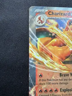 (MISCUT) 2023 Pokemon TCG Charizard ex 006/165 SV151 (MEW) ERROR - Image 2