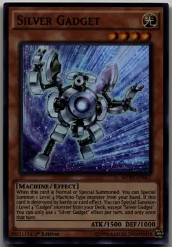 Silver Gadget Ultra Rare The Dark Side of Dimensions Movie Pack MVP1-EN017 LP - Image 1