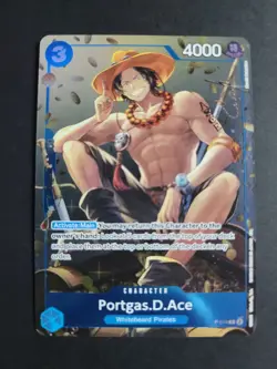 Portgas D Ace P-074 Tin Promo OP13 One Piece Carrying on His Will - Image 1