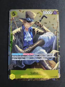 Sabo P-073 Tin Promo OP13 One Piece Carrying on His Will - Image 1